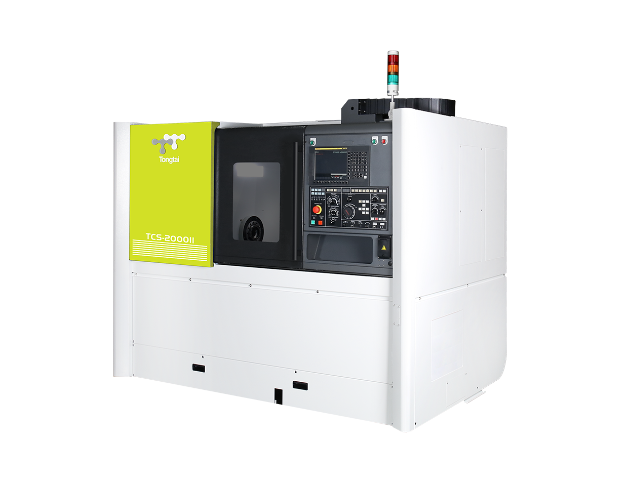 CNC Lathe-TCS-2000II-angle-green